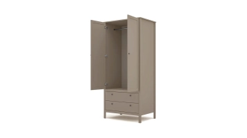 Шкаф двухдверный с ящиками Kasli, цвет Капучино фото - 3