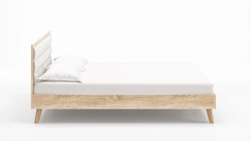 Кровать Tilda Soft, цвет Дуб Бардолино натуральный из лдсп в современном стиле Askona фотография товара - 2