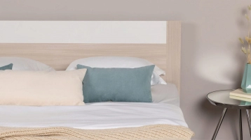 Кровать Mary, цвет Ясень шимо + mWhite из лдсп в современном стиле Askona фотография товара - 3