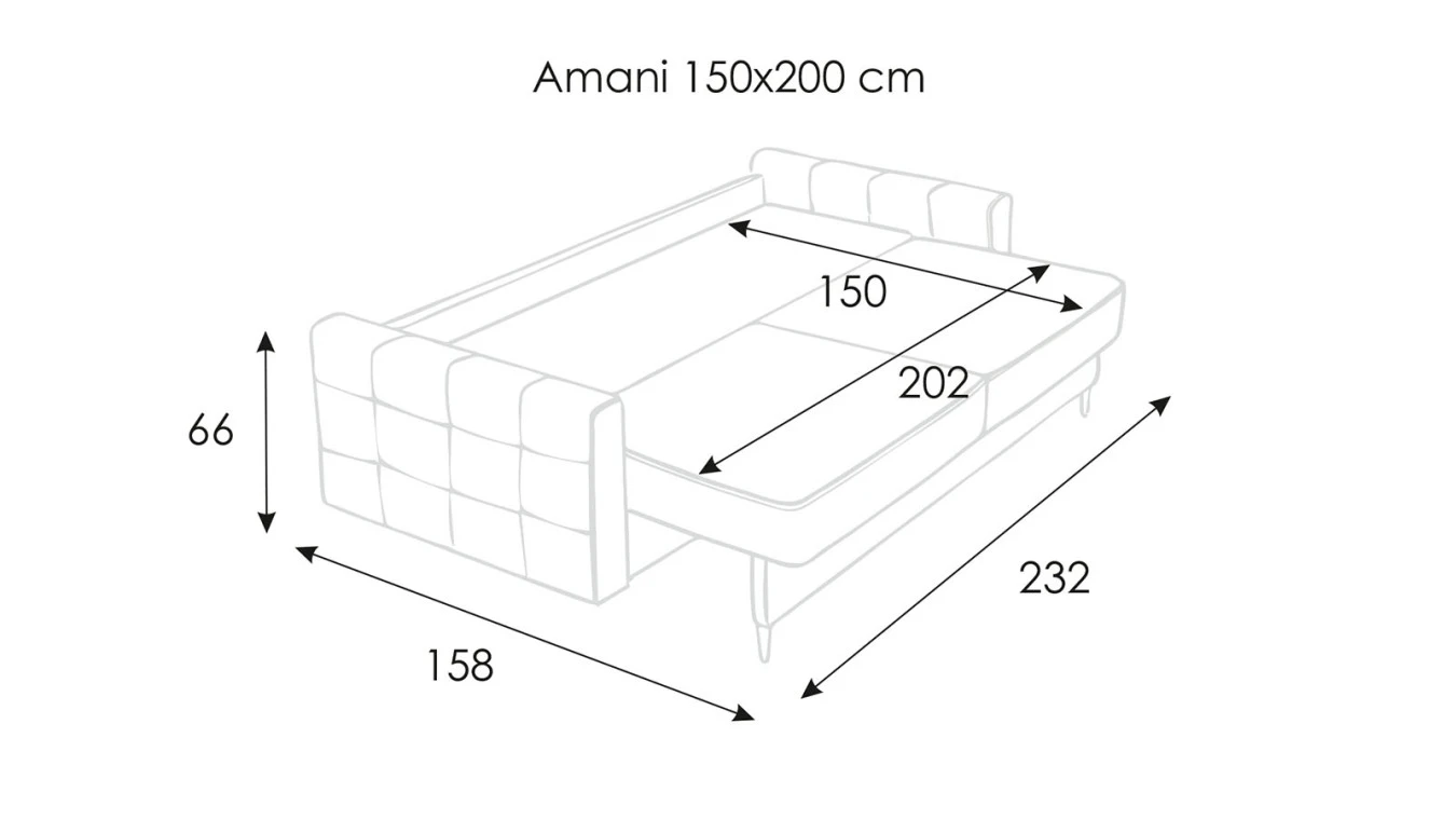 Диван-кровать Amani с коробом для белья Askona фото - 32 - большое изображение
