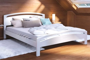 Кровать Regina, цвет белый из натурального дерева - 0